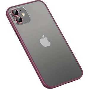 Apple iPhone 11 Kılıf Renkli Kenarlı Kamera Lens Koruyuculı Retro Kapak