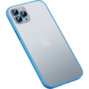 Apple iPhone 12 Pro Max Kılıf Renkli Kenarlı Kamera Lens Koruyuculı Retro Kapak
