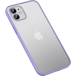 Apple iPhone 12 Kılıf Renkli Kenarlı Kamera Lens Koruyuculı Retro Kapak