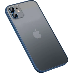 Apple iPhone 12 Kılıf Renkli Kenarlı Kamera Lens Koruyuculı Retro Kapak