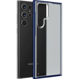 Samsung Galaxy S22 Ultra Kılıf Silikon Kenarlı Buzlu Volks Kapak