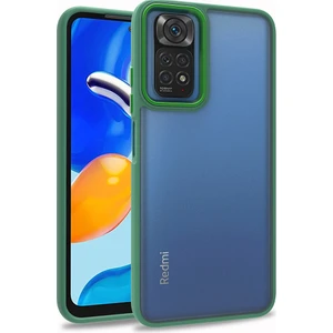 Xiaomi Redmi Note 11 Kılıf Silikon Kenarlı Renkli Flora Kapak