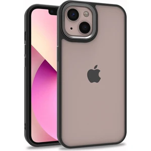 Apple iPhone 13 Kılıf Silikon Kenarlı Renkli Flora Kapak