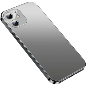 Apple iPhone 12 Kılıf Renkli Parlak Sert Bobo Kapak
