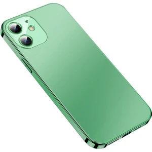 Apple iPhone 12 Kılıf Renkli Parlak Sert Bobo Kapak