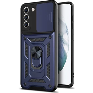 Samsung Galaxy S21 Fe Kılıf Ultra Korumalı Yüzüklü Manyetik Sürgülü Vega Kapak