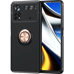 Xiaomi Poco M4 Pro 4g Kılıf Yüzüklü Manyetik Ravel Silikon