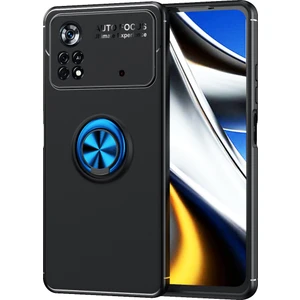 Xiaomi Poco M4 Pro 4g Kılıf Yüzüklü Manyetik Ravel Silikon