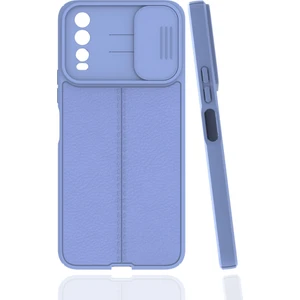 Vivo Y20S Kılıf Deri Desenli Kamera Korumalı Sürgülü Niss Silikon