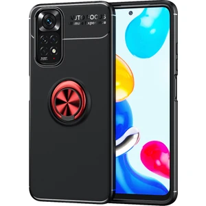 Xiaomi Redmi Note 11S Kılıf Yüzüklü Manyetik Ravel Silikon