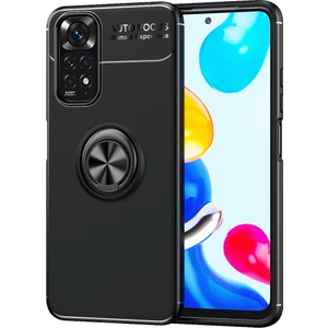 Xiaomi Redmi Note 11 Kılıf Yüzüklü Manyetik Ravel Silikon