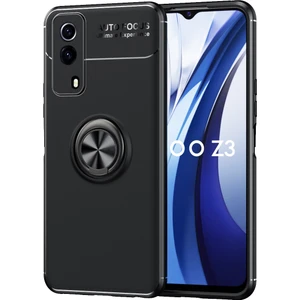 Vivo Y53S Kılıf Yüzüklü Manyetik Ravel Silikon