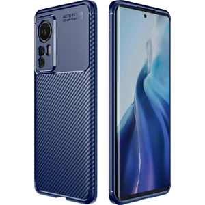 Xiaomi 12 Pro Kılıf Karbon Desenli Lux Negro Silikon