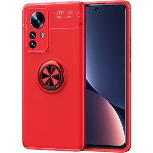 Xiaomi 12 Kılıf Yüzüklü Manyetik Ravel Silikon