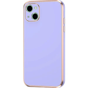 Apple Iphone 13 Kılıf Renkli Parlak Kenarlı Laser Bark Silikon