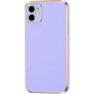 Apple Iphone 12 Kılıf Renkli Parlak Kenarlı Laser Bark Silikon