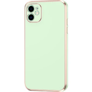 Apple Iphone 12 Kılıf Renkli Parlak Kenarlı Laser Bark Silikon