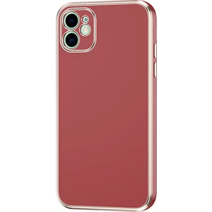 Apple Iphone 12 Kılıf Renkli Parlak Kenarlı Laser Bark Silikon