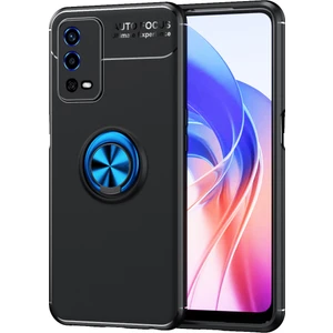 Oppo A55 4g Kılıf Yüzüklü Manyetik Ravel Silikon