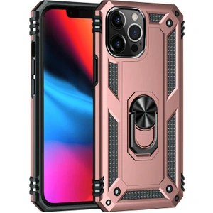 Apple Iphone 13 Pro Max Kılıf Ultra Koruma Yüzüklü Manyetik Vega Kapak