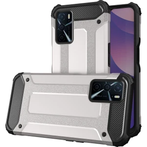 Oppo A16 Kılıf Çift Katmanlı Armour Case