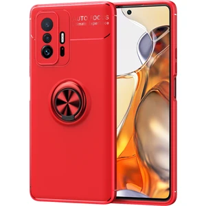 Xiaomi Mi 11T Pro Kılıf Yüzüklü Manyetik Ravel Silikon