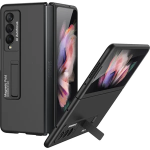 Samsung Galaxy Z Fold 3 Uyumlu Kılıf Manyetik Z Stand Kapak