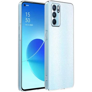 Oppo Reno 6 Kılıf Ultra Ince Şeffaf Silikon