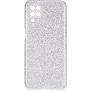 Samsung Galaxy A12 Kılıf Simli Parlak Shining Silikon