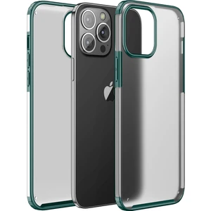 Apple Iphone 13 Pro Max Kılıf Silikon Kenarlı Renkli Buzlu Volks Kapak