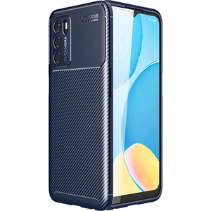 Oppo A16 Kılıf Karbon Desenli Lux Negro Silikon