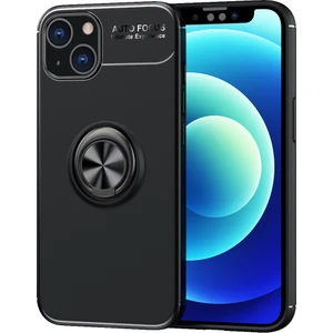 Apple Iphone 13 Mini Kılıf Yüzüklü Manyetik Ravel Silikon