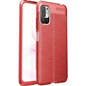 Xiaomi Redmi Note 10 5g Kılıf Deri Desenli Lux Niss Silikon