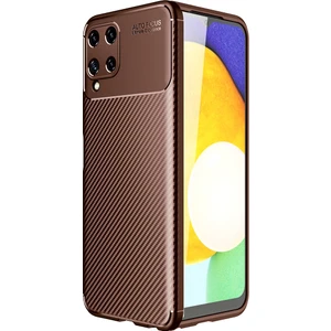 Samsung Galaxy A22 4g Kılıf Karbon Desenli Lux Negro Silikon