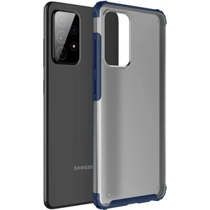 Samsung Galaxy A72 Kılıf Silikon Kenarlı Arkası Buzlu Sert Volks Kapak