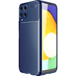 Samsung Galaxy A22 4g Kılıf Karbon Desenli Lux Negro Silikon