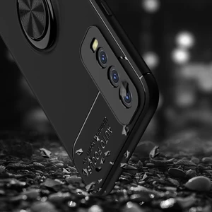 Vivo Y20 Kılıf Yüzüklü Manyetik Ravel Silikon