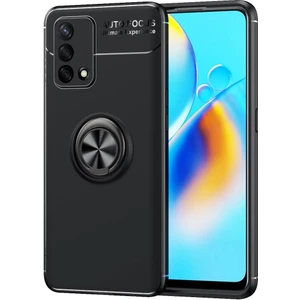 Oppo A74 Kılıf Yüzüklü Manyetik Ravel Silikon Silikon