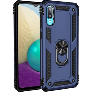 Samsung Galaxy A02 Kılıf Ultra Korumalı Yüzüklü Manyetik Vega Kapak