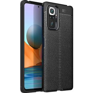 Xiaomi Redmi Note 10 Pro Kılıf Deri Desenli Lux Niss Silikon