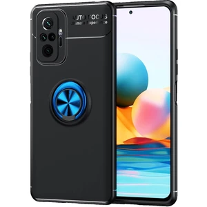 Xiaomi Redmi Note 10 Pro Kılıf Yüzüklü Manyetik Ravel Silikon