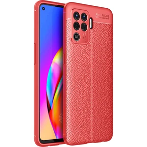 Oppo Reno 5 Lite Kılıf Deri Desenli Lux Niss Silikon