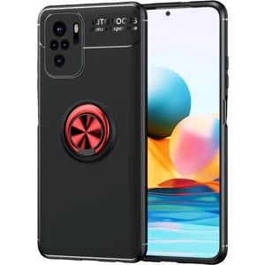 Xiaomi Redmi Note 10S Kılıf Yüzüklü Manyetik Ravel Silikon
