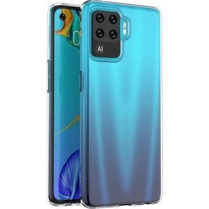 Oppo Reno 5 Lite Kılıf Ultra Ince Şeffaf Silikon