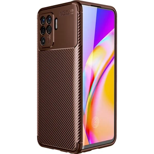 Oppo Reno 5 Lite Kılıf Karbon Desenli Lux Negro Silikon