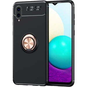 Samsung Galaxy A02 Kılıf Yüzüklü Manyetik Ravel Silikon