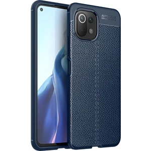 Xiaomi Mi 11 Lite Kılıf Deri Desenli Lux Niss Silikon