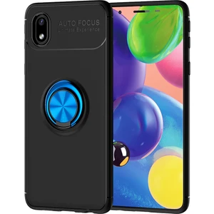 Samsung Galaxy M01 Core Kılıf Yüzüklü Manyetik Ravel Silikon