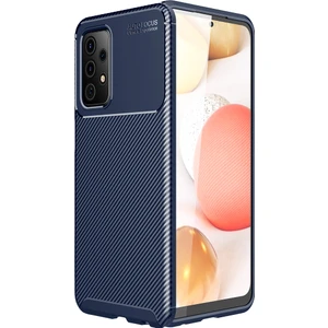 Samsung Galaxy A72 Kılıf Karbon Desenli Lux Negro Silikon