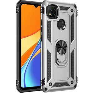 Xiaomi Redmi 9c Kılıf Ultra Korumalı Yüzüklü Manyetik Vega Kapak